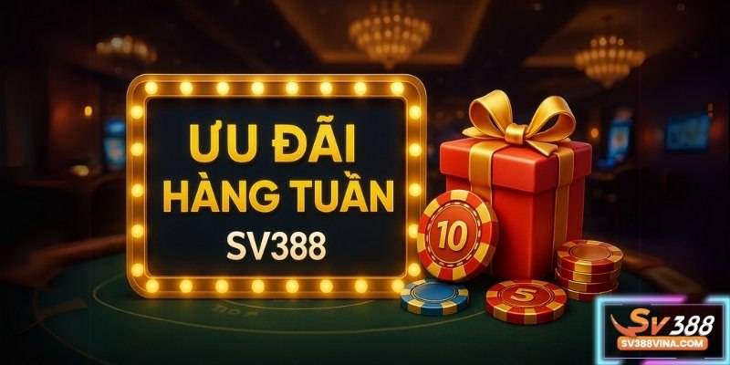 Ưu đãi hàng tuần tại sv388